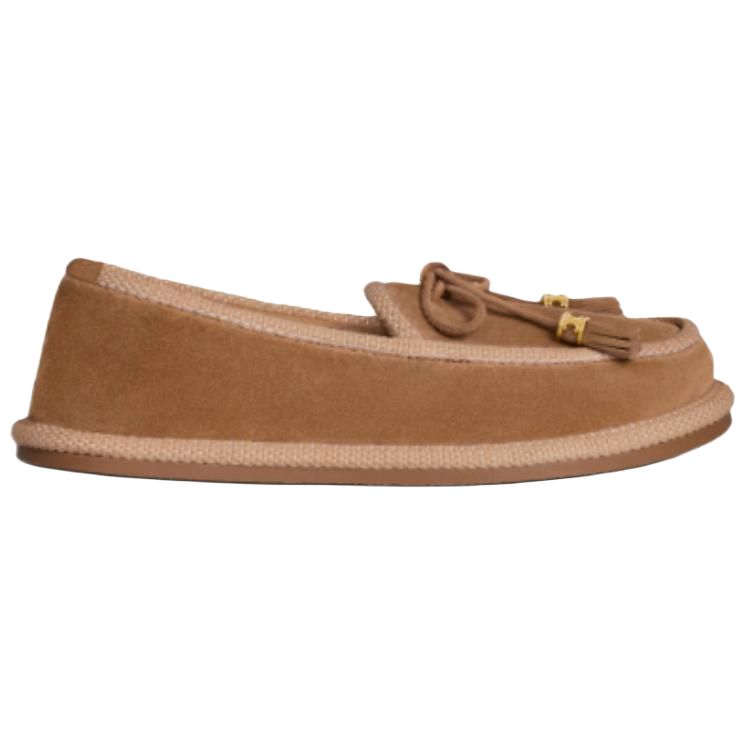 CELINE Boubou Casual Single Shoes Women's Brown
