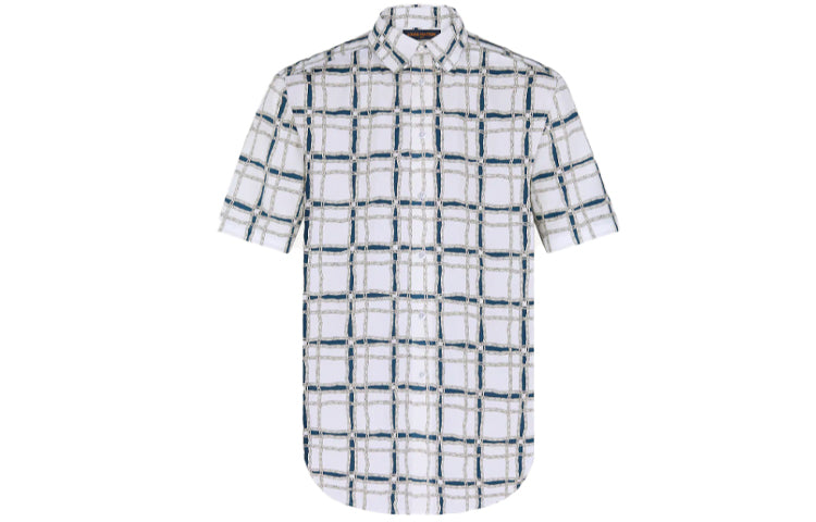 LOUIS VUITTON New Quarterly Products Of LV Shirts Men Black Stripes Pattern