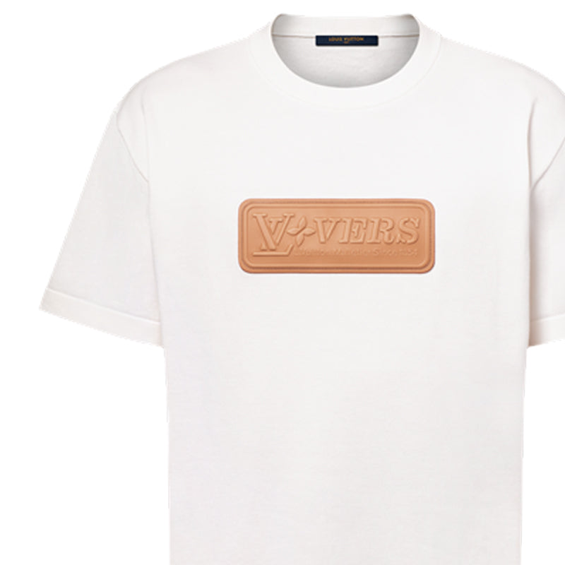 LOUIS VUITTON Vvn Patch Short-Sleeved Cotton Crewneck
