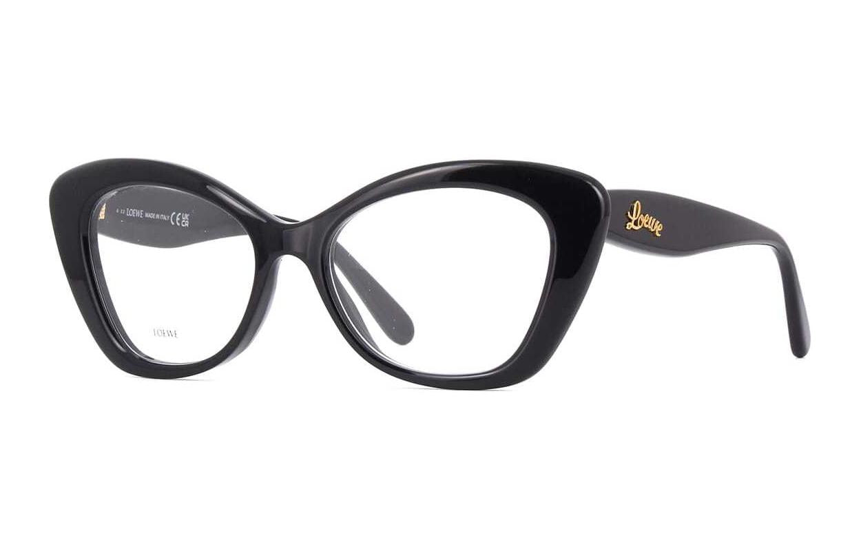 LOEWE Acetate Cat Eye Eyeglass Frames Women's Black