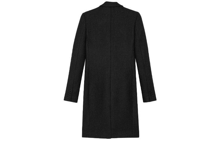 SAINT LAURENT Coats Men Black