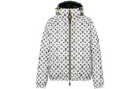 LOUIS VUITTON Reversible Pinstripe Nylon Hooded Jacket