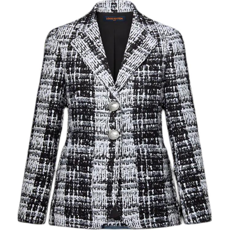LOUIS VUITTON Graphic Tweed Blazer