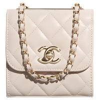 CHANEL Trendy CcWOC Metal Lambskin Shoulder Bag Crossbody Bag Mini Women's Pink