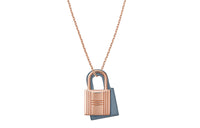 HERMES Calfskin Necklaces Women's
