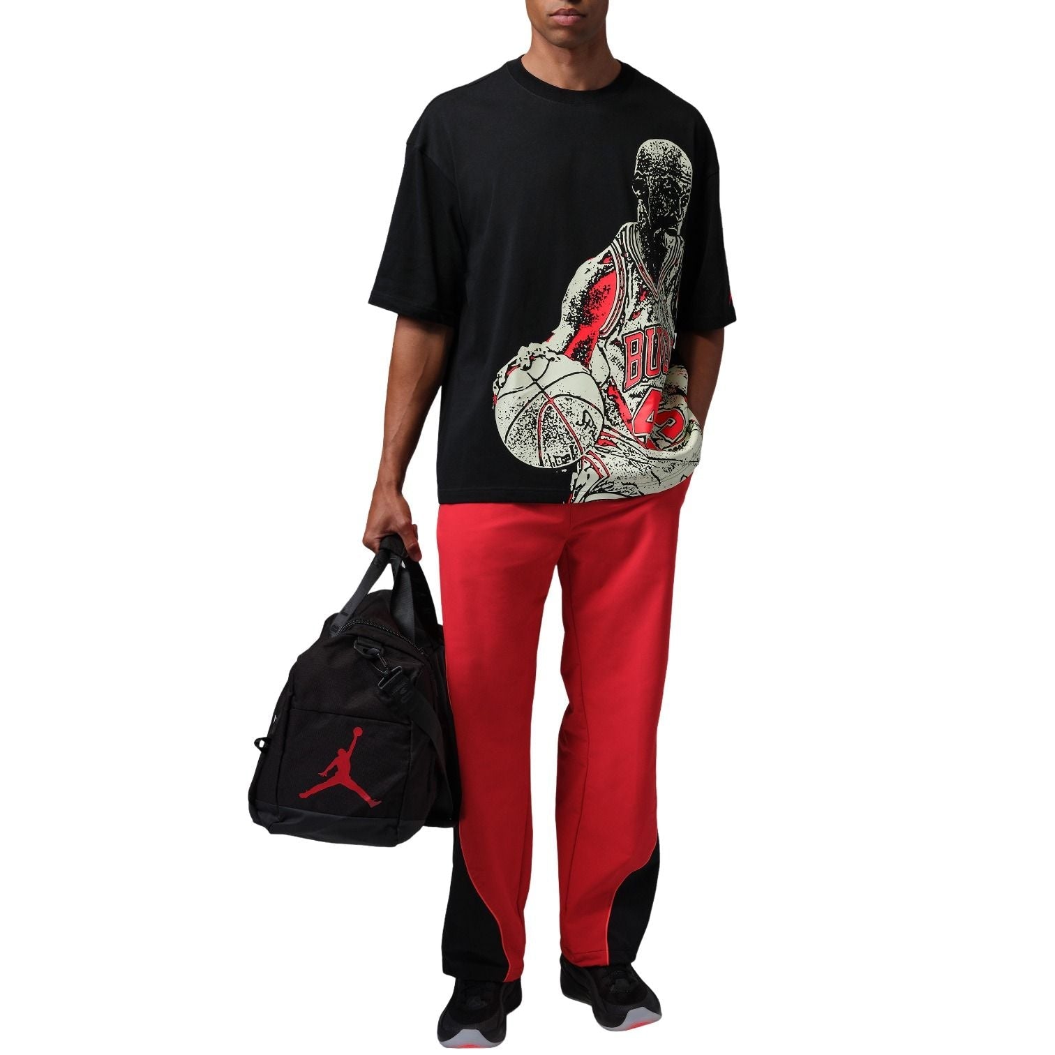 Jordan Sport Dri-FIT Graphic T-Shirt 'Black Volt Tint' IV4900-011