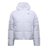 (WMNS) Nike Classic Puffer Therma-FIT Loose Hooded Jacket 'White Black' FZ5900-100