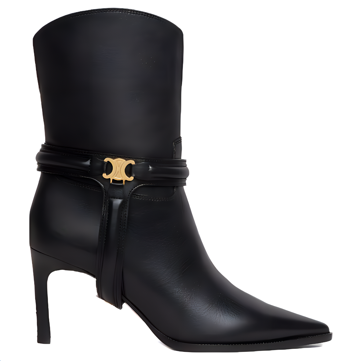 CELINE Ankle Boots Women's Black