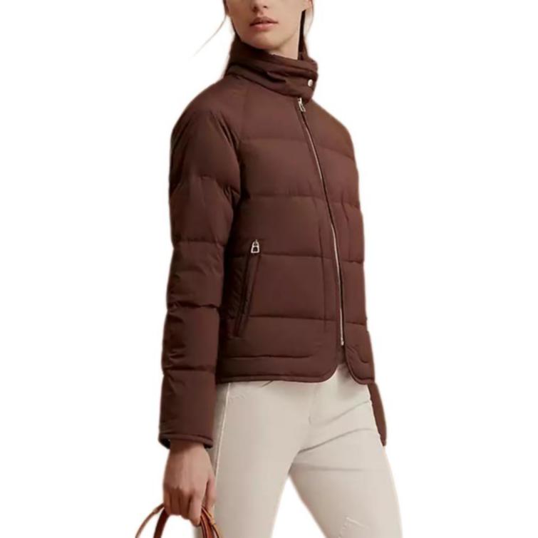 HERMES Piumino FW24 Down Jacket Women's Red Seryl