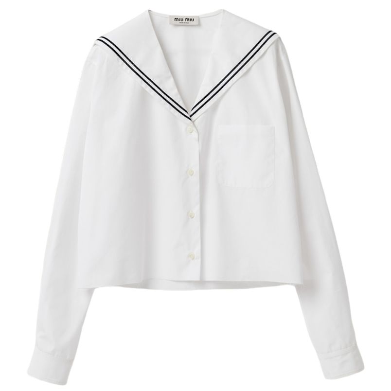 MIU MIU SS23 Shirt Women's White