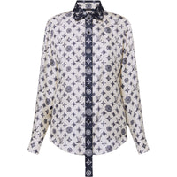 LOUIS VUITTON Monogram Silk Shirt