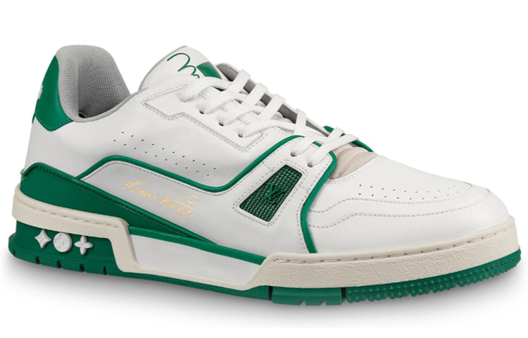 LOUIS VUITTON Trainer Sneakers 'White Green'