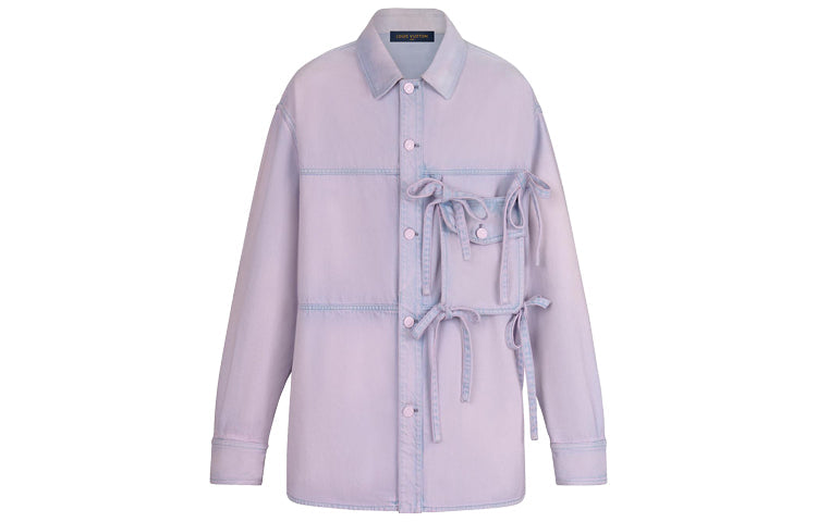 LOUIS VUITTON New Quarterly Products Of LV Shirts Men Light Purple