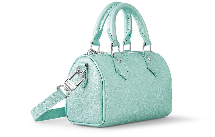 LOUIS VUITTON Nano Speedy Pearly Lagoon Turquoise