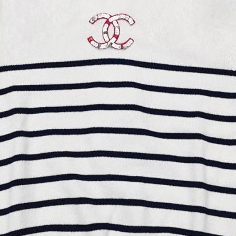 CHANEL FW22 Cashmere Sweater Women's White