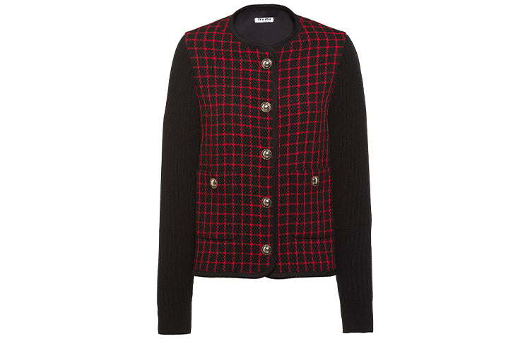 MIU MIU Jackets Coats Women's Red Black