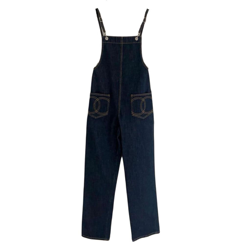 CHANEL Jumpsuits Women's Blue