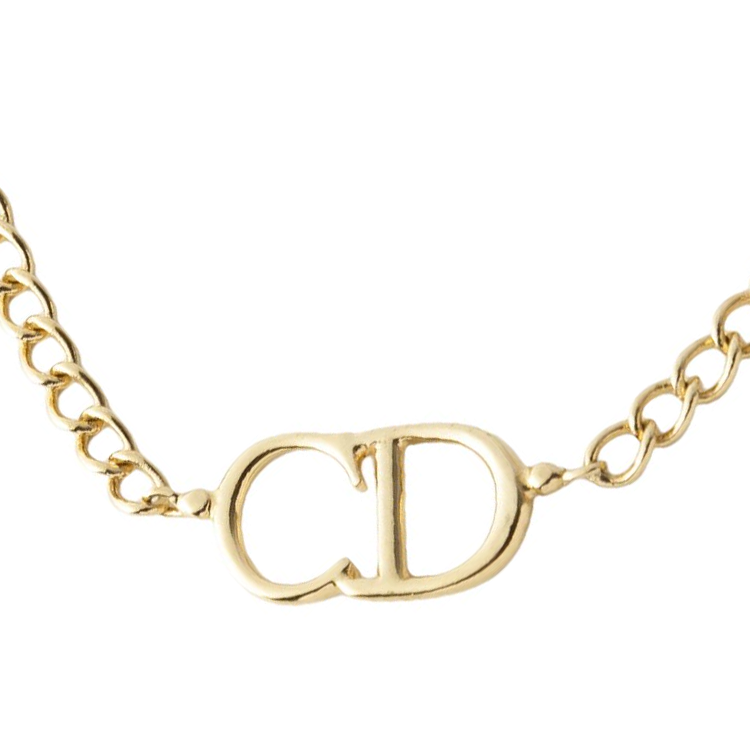 DIOR Gold-Plated Necklaces Women's Gold