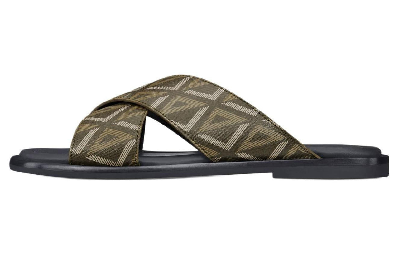 DIOR Alias Abrasion-Resistant Fashion Slippers Men's Khaki
