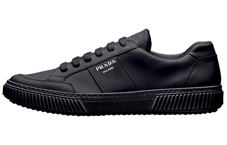 PRADA Stylish Skateboarding Shoes Men's Black