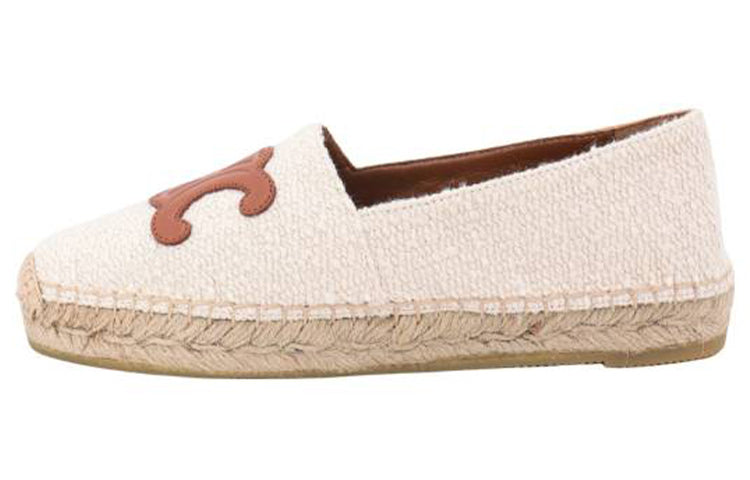CELINE Les Espadrilles Cream Women's