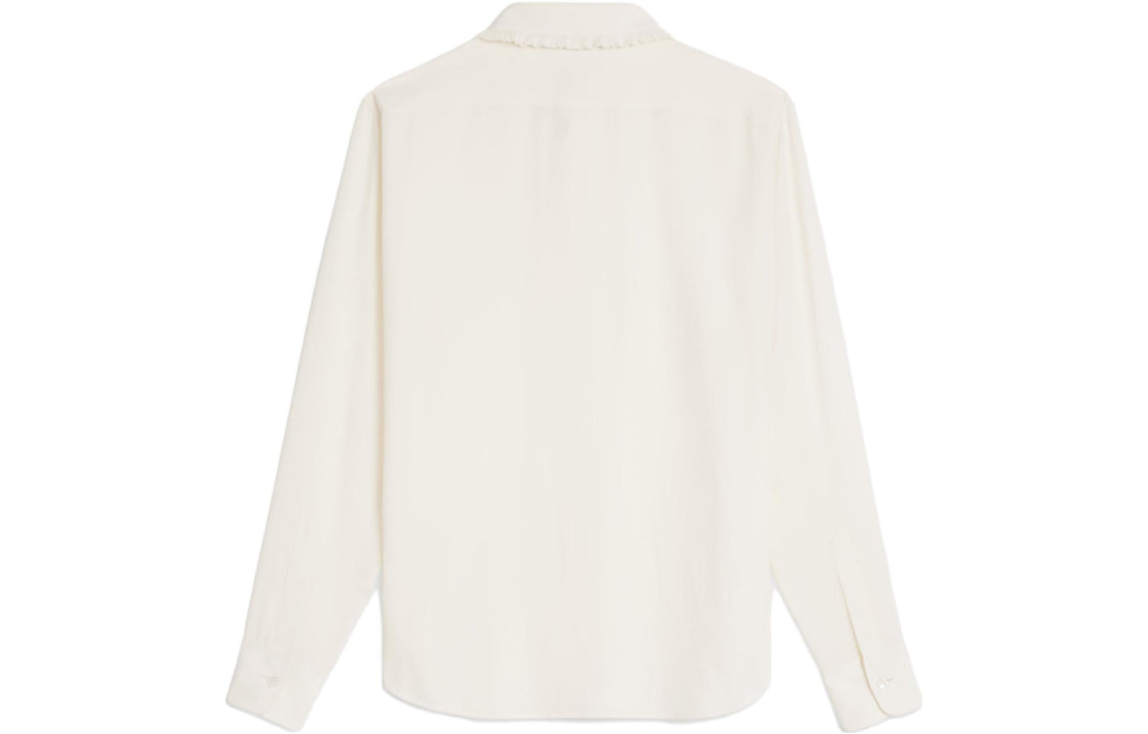 CELINE Ruffle Detailed Buttoned Shirt