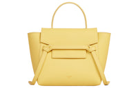 CELINE Grained Calfskin Catfish Bag Handbag Shoulder Bag Crossbody Bag Women's Sophora Flavescens Color/Bright Yellow
