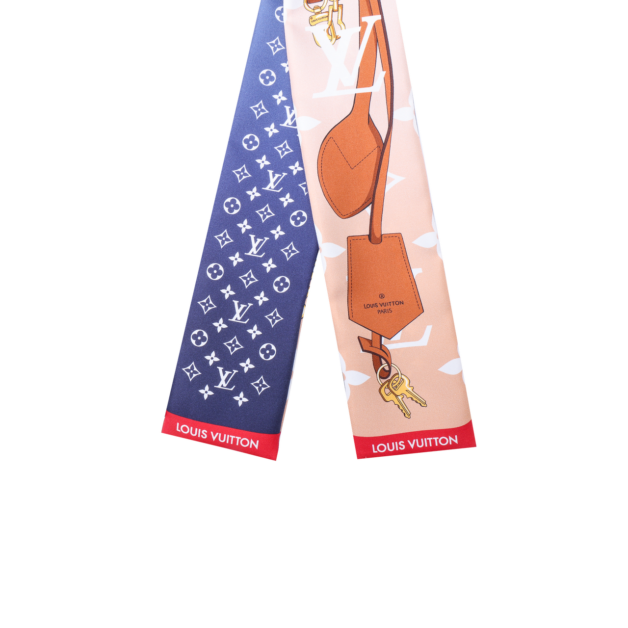 LOUIS VUITTON Mulberry Silk Silk Scarves Women's