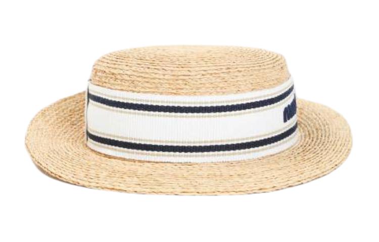 MIU MIU Straw Hat Women's Yellow