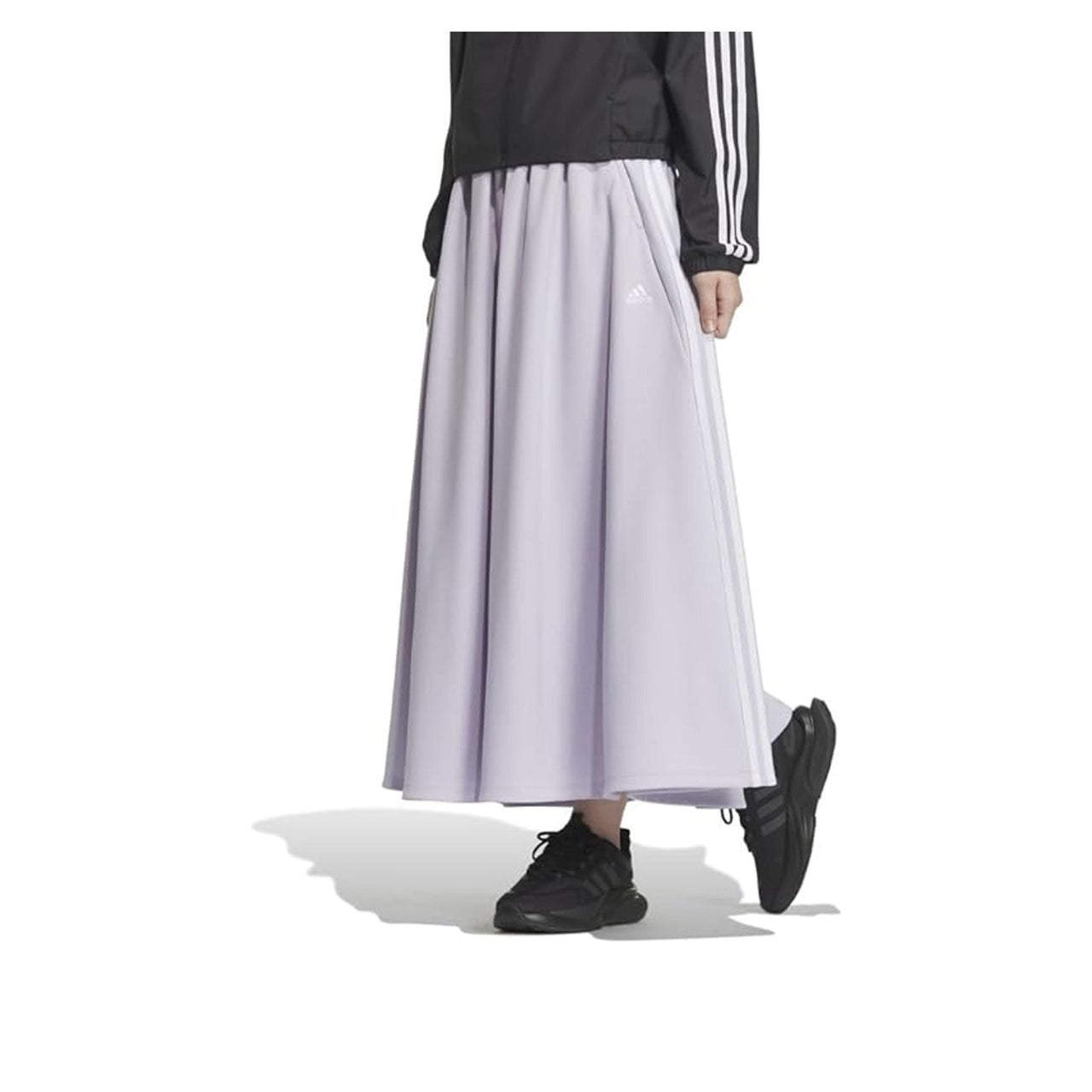 (WMNS) adidas 3-Stripes Loose Double Knit Skirt 'Purple' IK9879