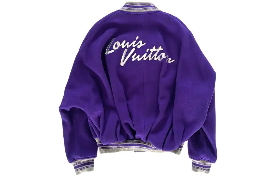 LOUIS VUITTON Baseball Jacket Jackets & Coats Men's Purple