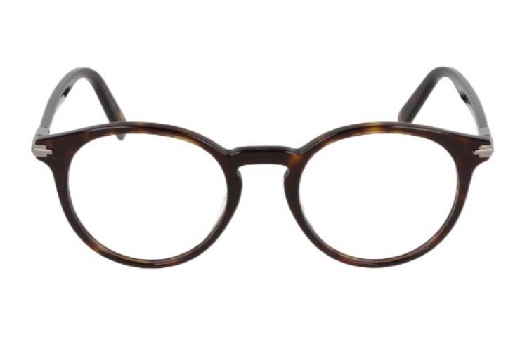 DIOR Acetate Round Eyeglass Frames Women's Tortoiseshell