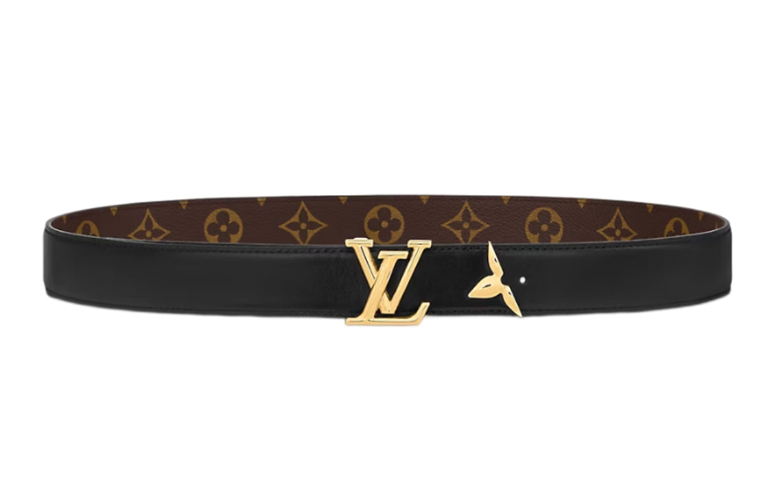 LOUIS VUITTON M8233W Pretty Lv 30mm Reversible Belt