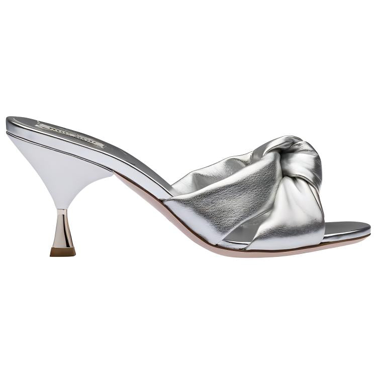 MIU MIU Stylish Sandal Women's Silver