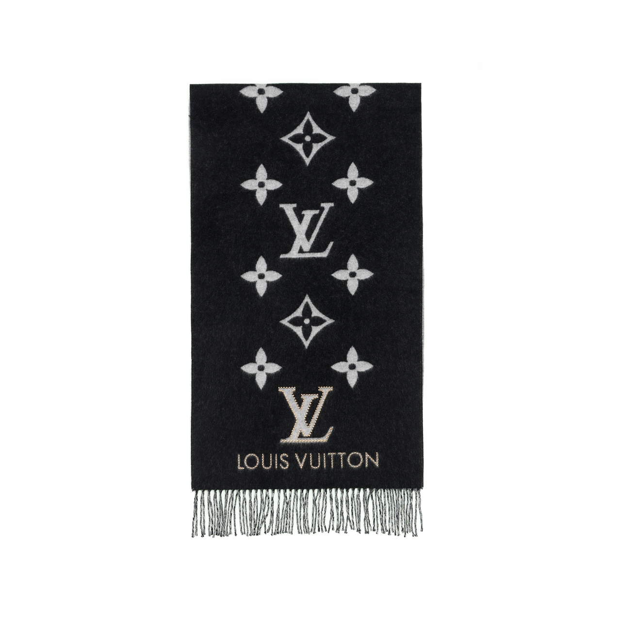 LOUIS VUITTON Cashmere Knit Scarves Women's