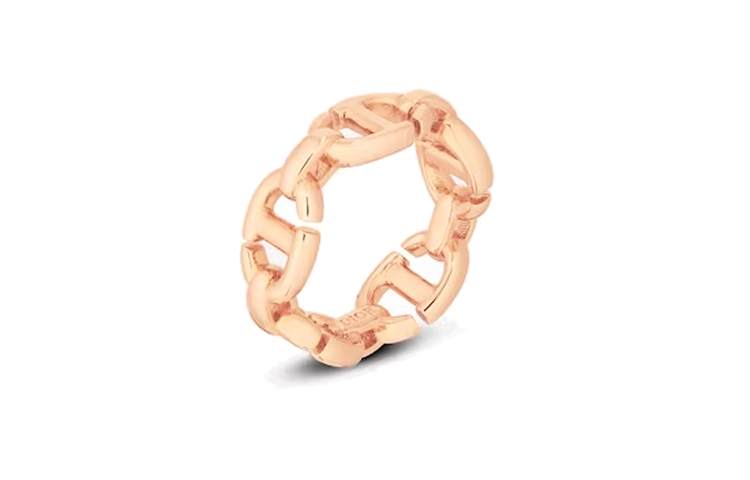 DIOR Metal Rings Women's Rose Gold
