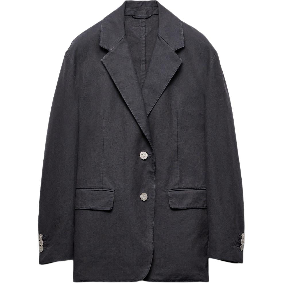 PRADA Single breasted Cotton Blazer