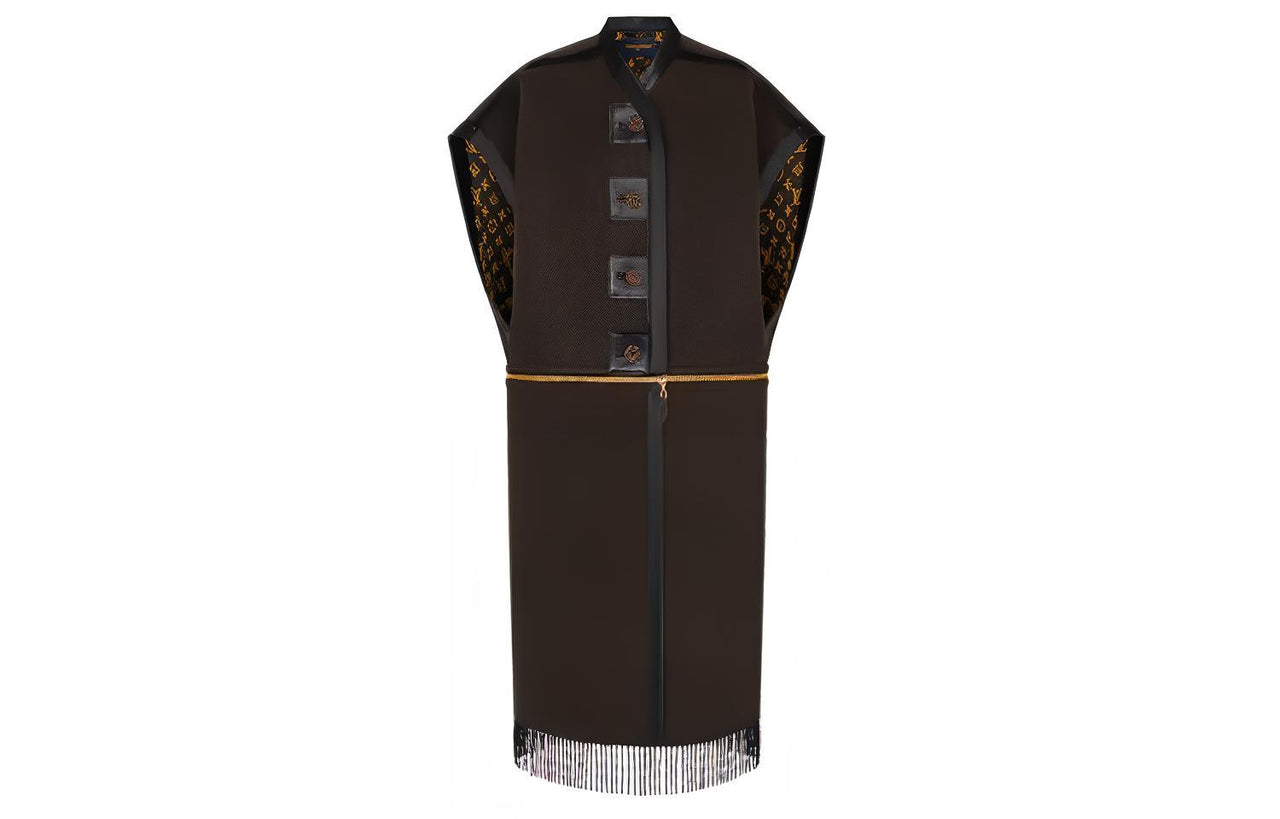 LOUIS VUITTON Coat Women's Dark Coffee