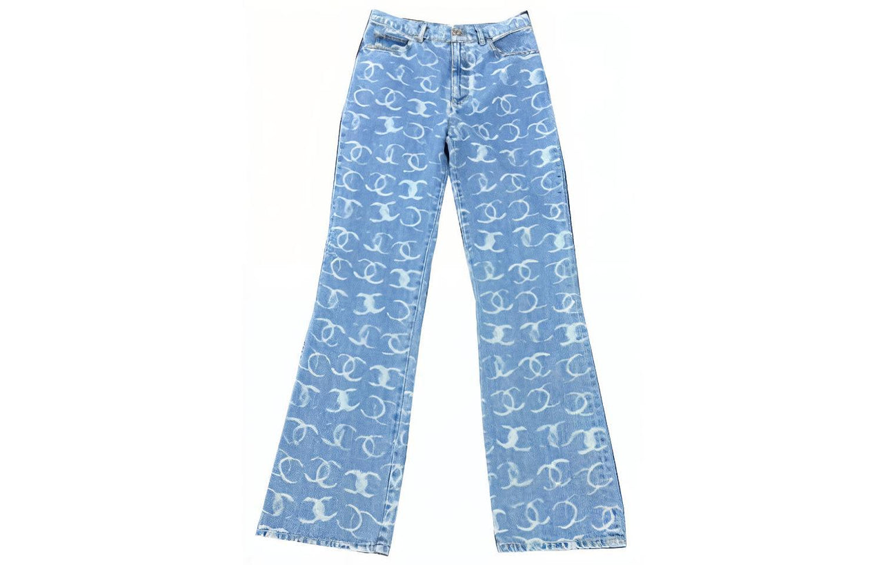 CHANEL Jeans Women's Blue