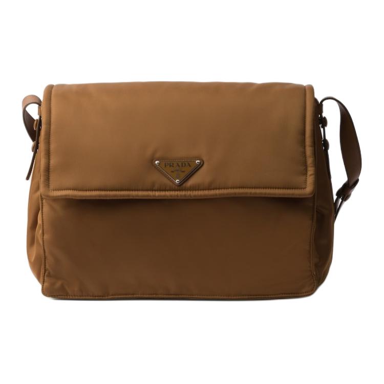 PRADA Re Nylon Polyamide Crossbody Bag, Shoulder Bag Tubas Women's Brown
