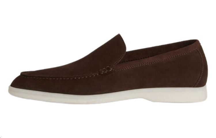 Loro Piana Summer Walk Loafers Men's Chocolate