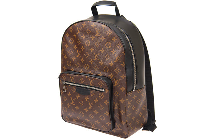 LOUIS VUITTON Cow Leather Backpack Men's Brown