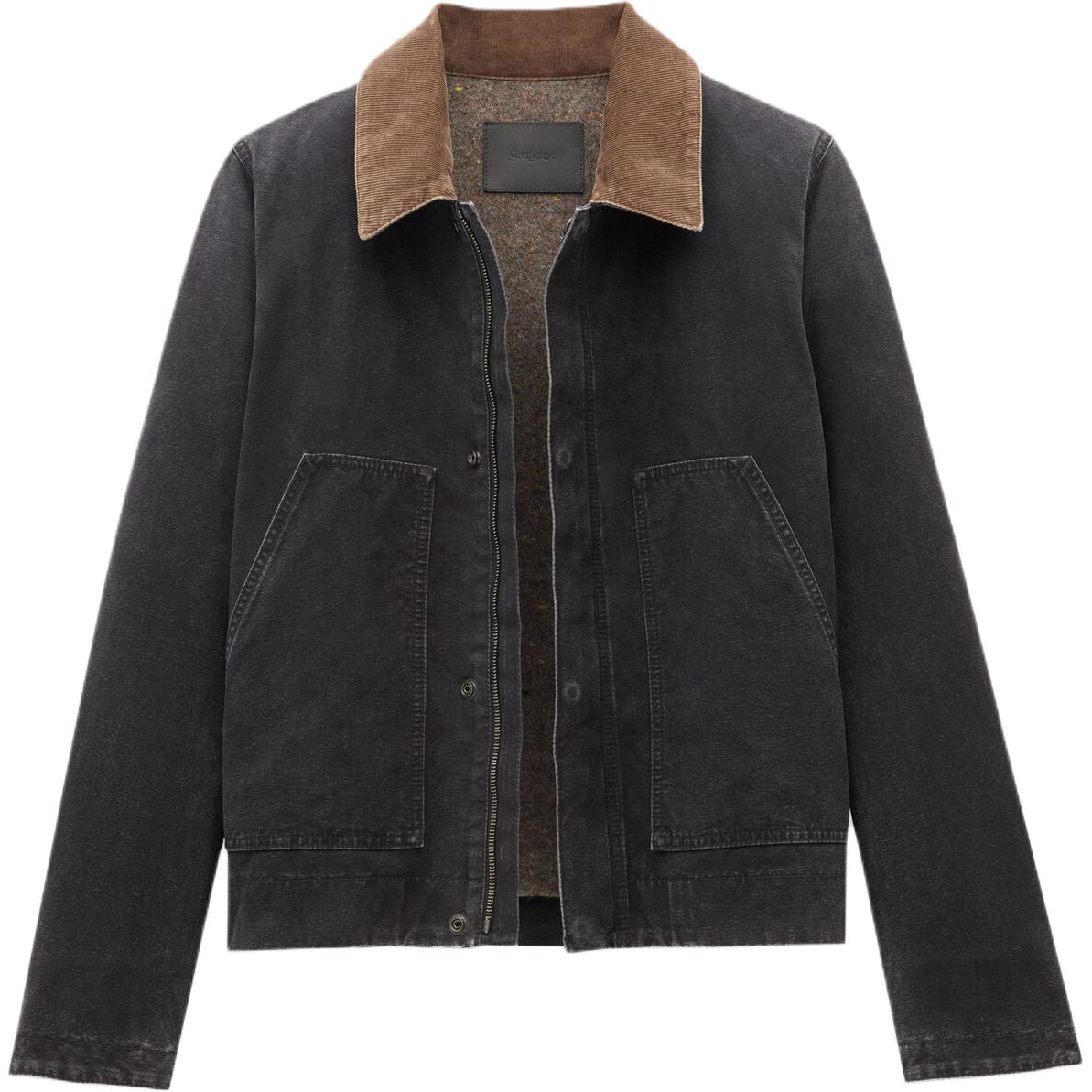 SAINT LAURENT Buttoned Long Sleeved Work Jacket