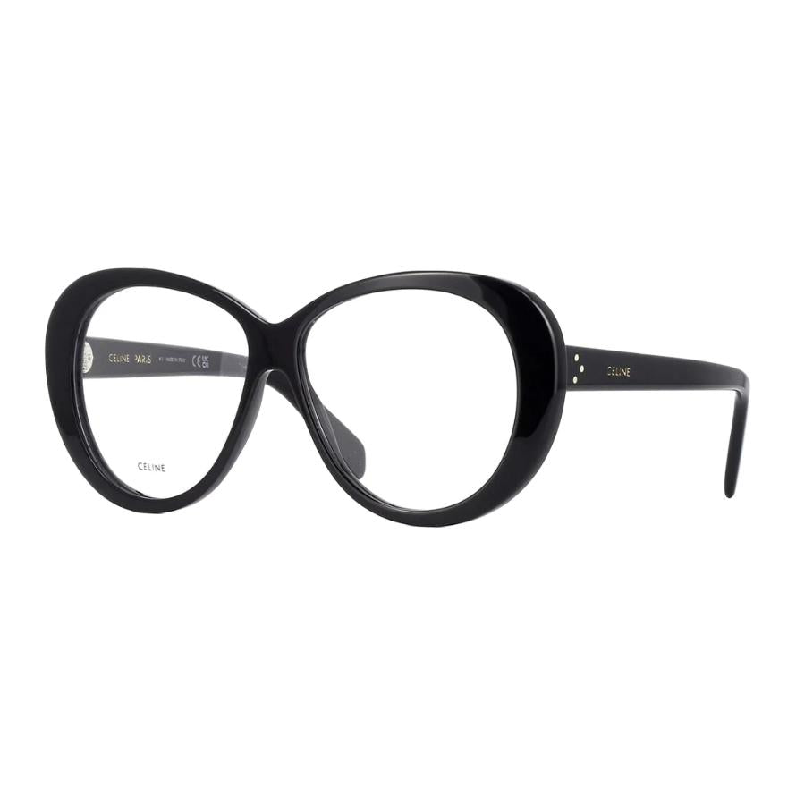CELINE Acetate Butterfly Eyeglass Frames Unisex Black