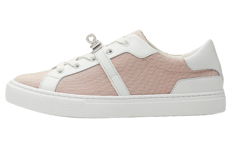 HERMES Day Low-Top Stylish Skateboarding Shoes Women's Pink White