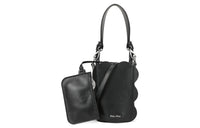 MIU MIU Cow Leather Bucket Bag Portable Crossbody Bag Shoulder Bag Women's Black