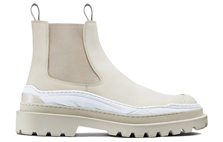 Sacai x DIOR And Sacai Chelsea Boots Men's Ecru