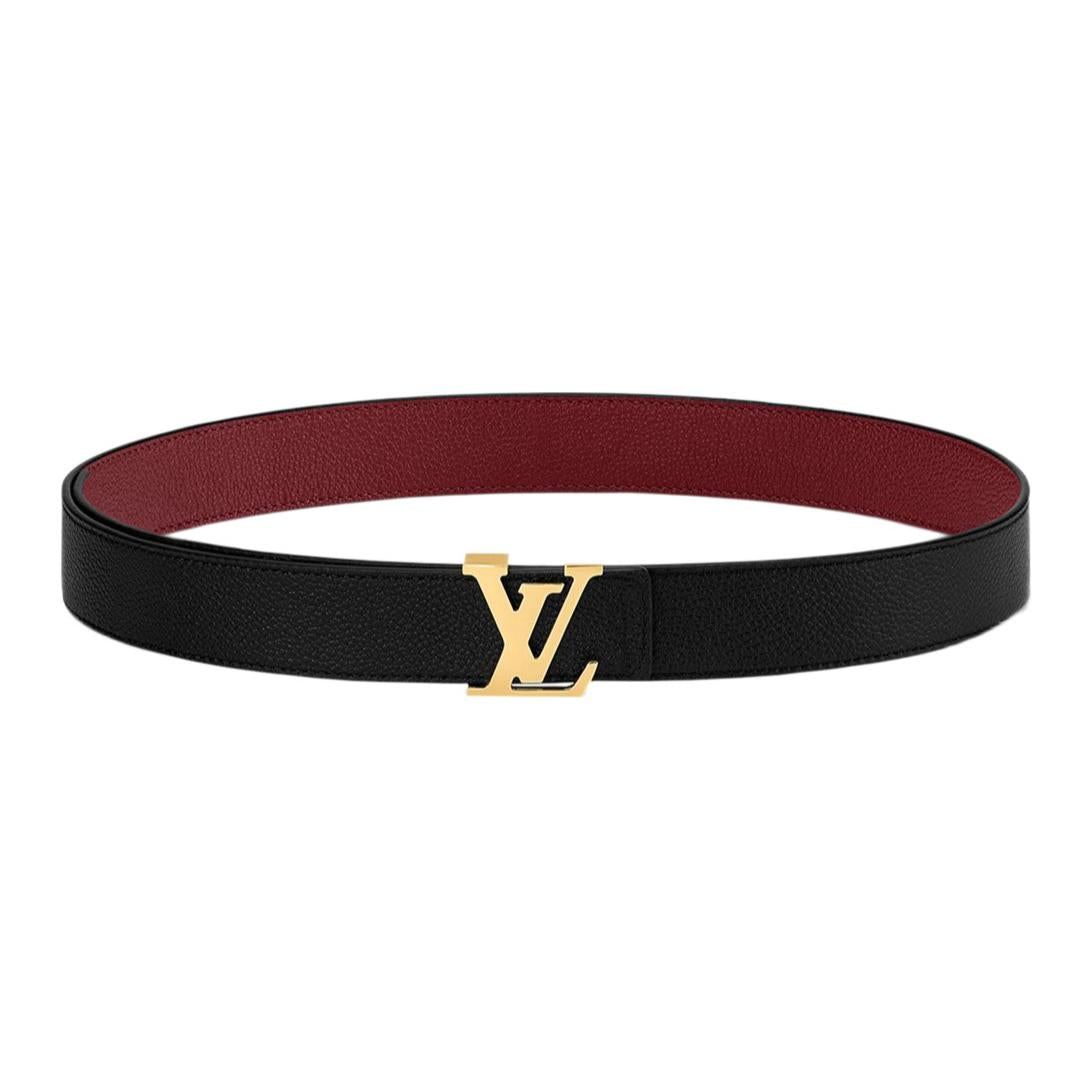 LOUIS VUITTON Leather Leather Belts Women's Black -