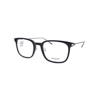 SAINT LAURENT Plate Frame Irregular Shape Eyeglass Frames Unisex Black