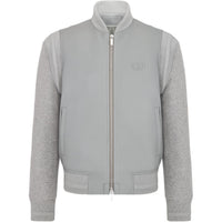 DIOR SS25 Baseball Jacket Men's Gray